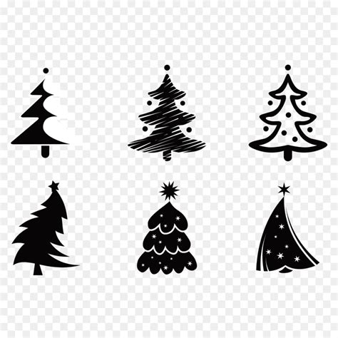 Free Christmas Tree Silhouette Vector, Download Free Christmas Tree ...