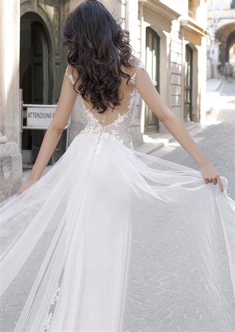 Abito Da Sposa In Cr Pe A Sirena Mod Deborah Dalin Atelier