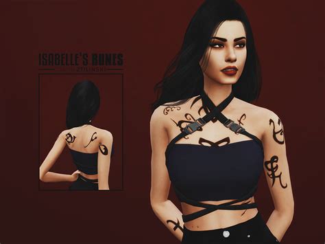 The Sims Resource Isabelle Lightwoods Runes