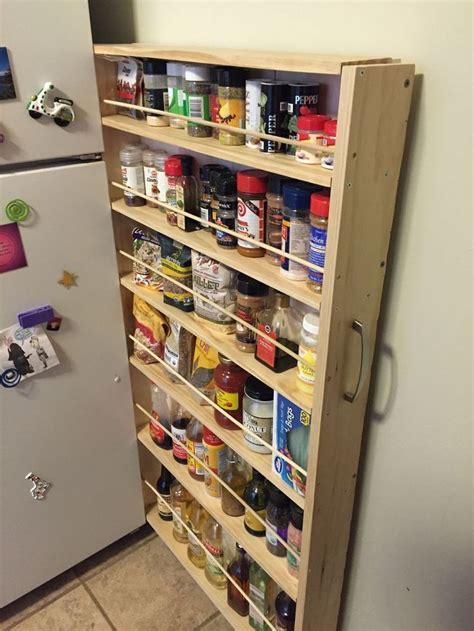 Hidden Fridge Gap Slide Out Pantry Slide Out Pantry Diy Pantry