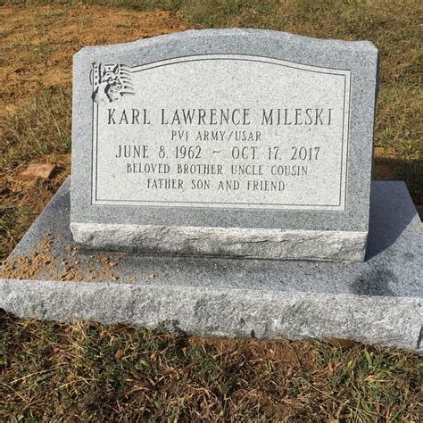 Karl Lawerence Boo Mileski 1962 2017 Find A Grave Memorial