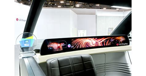 Lg Display Unveils The Worlds Largest Automotive Display To Advance