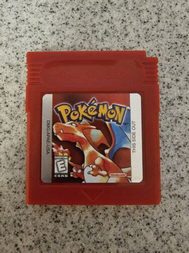 Pok Mon Red Version Nintendo Game Boy Ebay