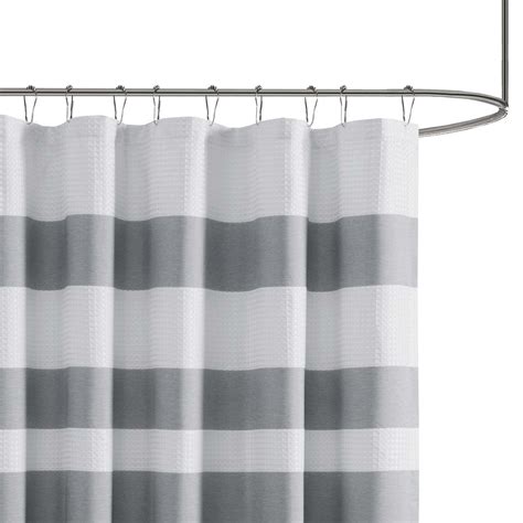 Better Homes And Gardens Waffle Weave Stripe 90 Degree Turn Shower