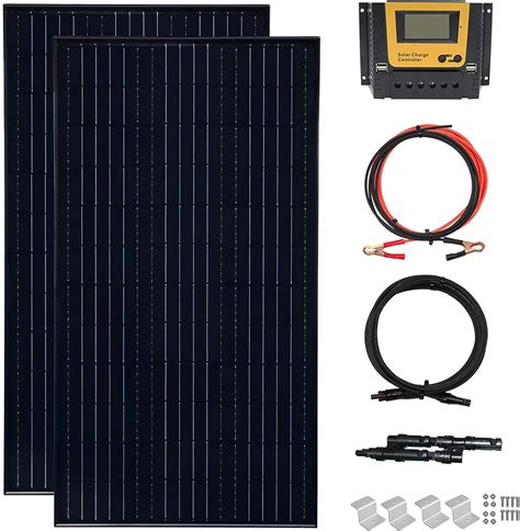 Wuzeck Solar Panel Kit V W Lightweight Watt Monocrystalline Pv