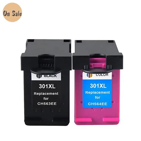 For HP 301XL black and color ink cartridge for HP301 For HP 301 XL ...