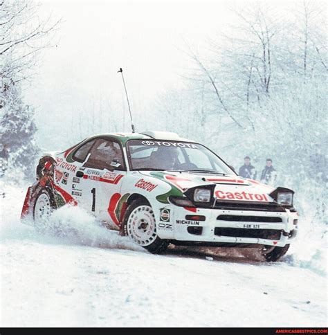 Juha Kankkunen And Nicky Grist With The Toyota Celica Turbo Wd St N Of