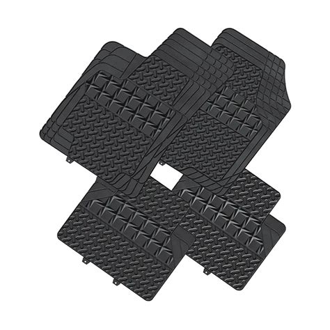 Black PVC Plastic Car Floor Mat Universal Car Mat - China Car Mat and ...