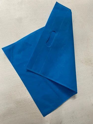 Plain Blue D Cut Non Woven Bag For Shopping At Rs Kg In Delhi Id