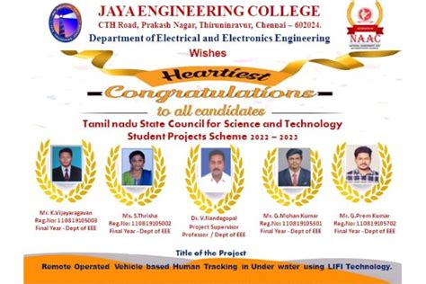 Jaya Engineering College, Top Engineering College, Best Engineering ...