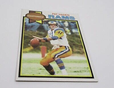 Pat Haden Los Angeles RAMS QB Topps 130 NFL Football Trading Card