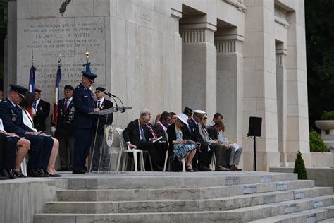 DVIDS - Images - Honoring the fallen at Lafayette Escadrille Memorial [Image 2 of 14]