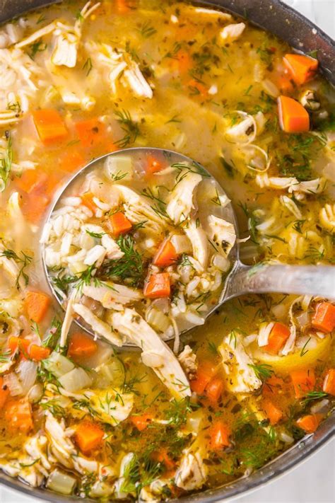 Lemony Chicken And Rice Soup Artofit