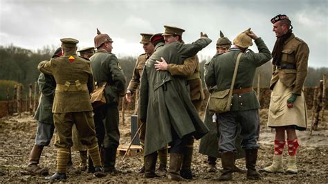 Trêve de Noël 1914 un match de football dans le no man s land