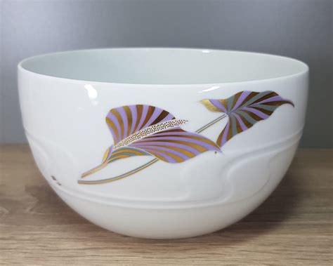 Rosenthal Asimmetria Goldblume Salad Bowl Bowl Cm Height Cm