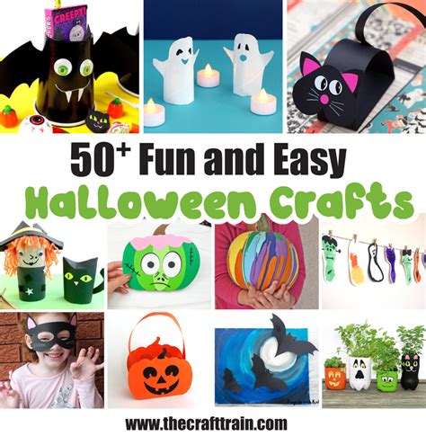 Halloween Crafts For Kids Over 50 Fun Ideas The Craft Train