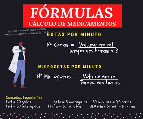 Aprenda Cálculo de Gotejamento de Soro Agora Nunca Mais Erre