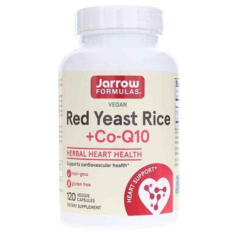 Red Yeast Rice Co Q10 Jarrow Formulas