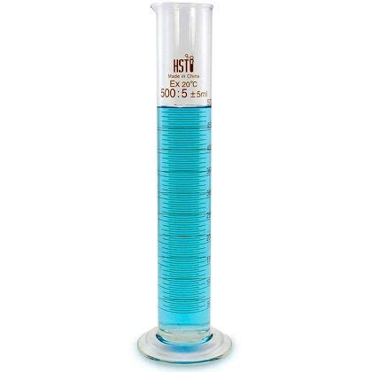 Vintage Graduated Cylinder For Laboratory Use