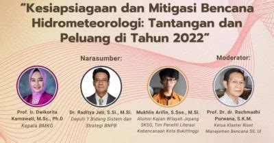 Kolaborasi Pentahelix Dalam Mitigasi Bencana Hidrometeorologi Sil Ui