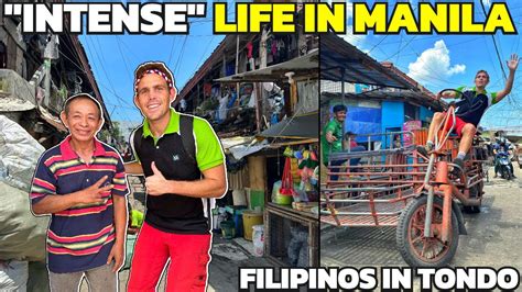 Intense Life In Manila Filipino Homes By The Port Tondo Barangay