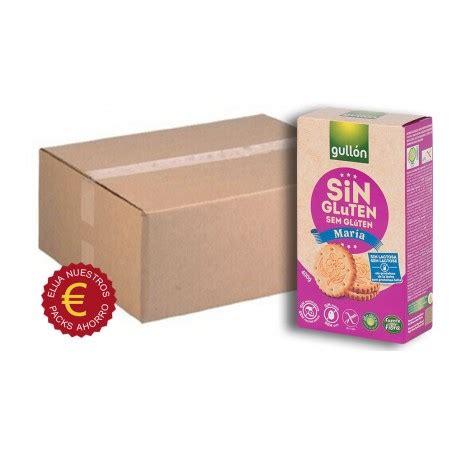 Pack Galletas María Sin gluten Gullón 3x380 g