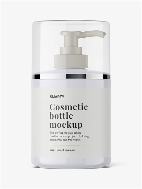 Glossy Pump Bottle Mockup Smarty Mockups