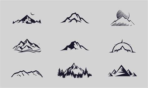 Mountain Silhouette Vector Art, Icons, and Graphics for Free Download