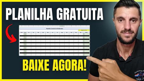 Planilha Gratuita Para Controle De Dividendos Youtube