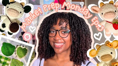 Market Prep Mondays Ep 3 Crochet With Me Pricing My Art Crochet