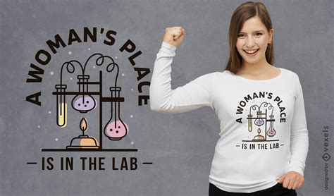 Chemistry Lab Science Equipment T-shirt Design Vector Download