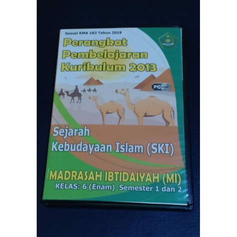 Jual CD RPP MI SKI Kelas 6 Sesuai KMA 183 2019 RPP 1 LEMBAR DARING