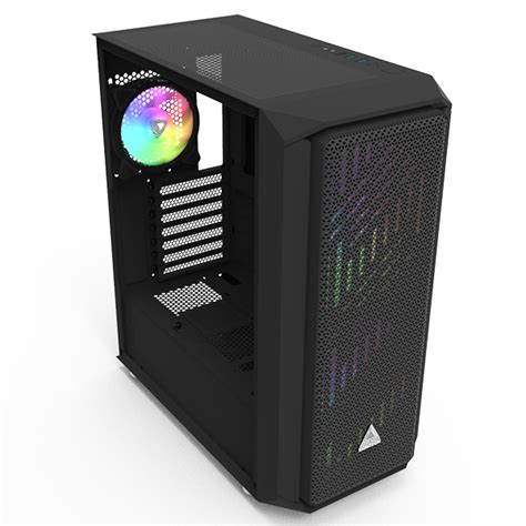 Gabinete Gamer Montech Air X Argb Mid Tower Vidro Temperado Black E