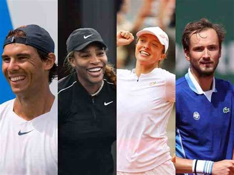 Rafael Nadal Serena Williams Iga Swiatek And Daniil Medvedev Handed