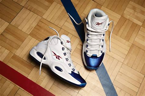 Reebok Sigue Relanzando Especiales De Allen Iverson Es El Turno De Las Question Mid Blue Toe