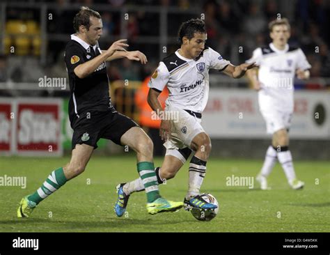 Shamrock rovers v paok salonika Banque de photographies et dimages à