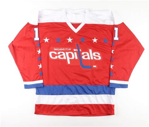 Mike Gartner Signed Washington Capitals Jersey Inscribed "HOF 01" (JSA ...