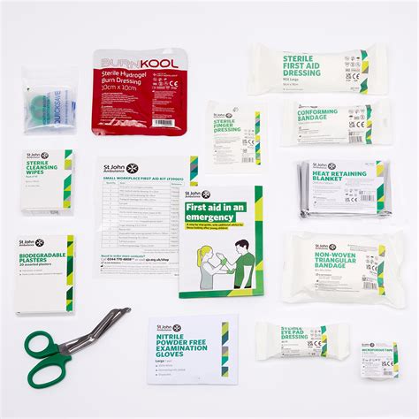 St John Ambulance Small Workplace First Aid Kit BS 8599 1 2019 St