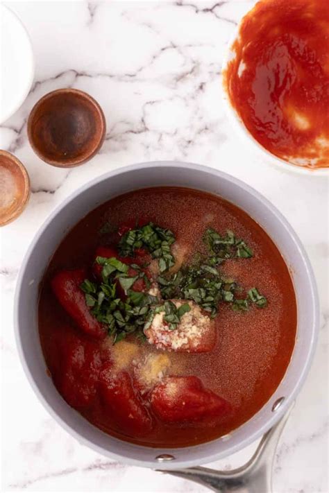 tomato basil soup bless  mess