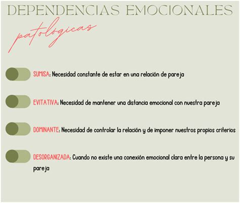 Tipos De Dependencia Emocional Psicologos Neos