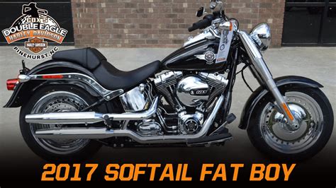 2017 Harley Davidson Softail Fat Boy Flstf Vivid Black Youtube