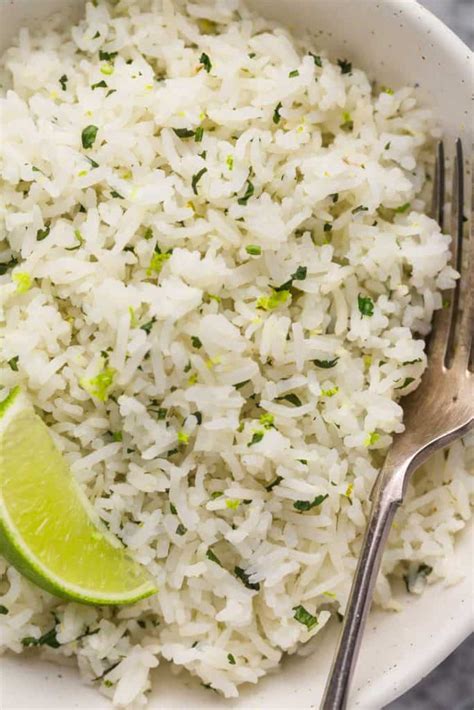 Instant Pot Cilantro Lime Rice Nourish Plate