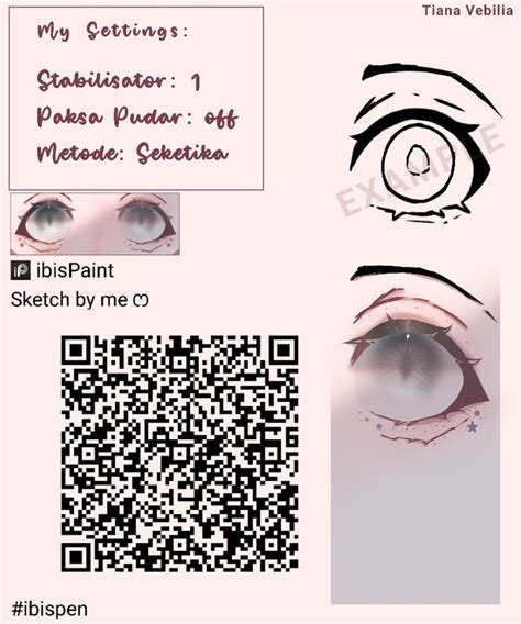 Kode QR Ibis Paint Idee Per Disegnare Disegno Di Occhi Come