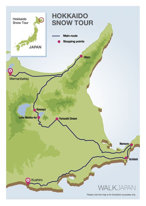 Hokkaido On Map Read Our Japan Facts And Be Informed About The Most