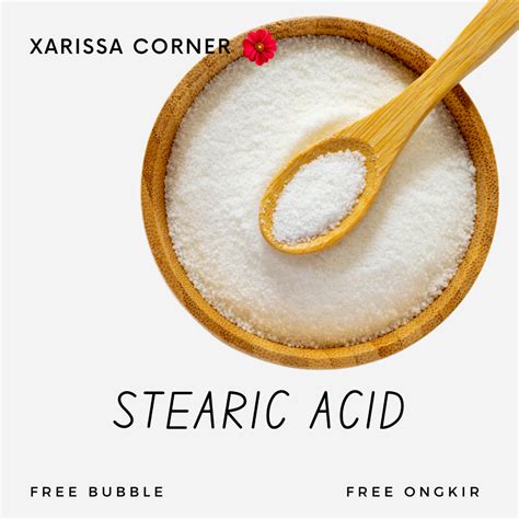 Jual Pure Stearic Acid Asam Stearat Cosmetic Grade 100 Gr Shopee