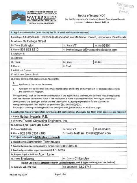 Fillable Online Mig Storm Water Discharges From Municipal Fax