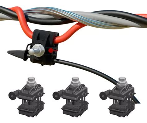 Kit 3 Conector Derivação Perfurante Cdp 70mm Ao 240mm Frete grátis