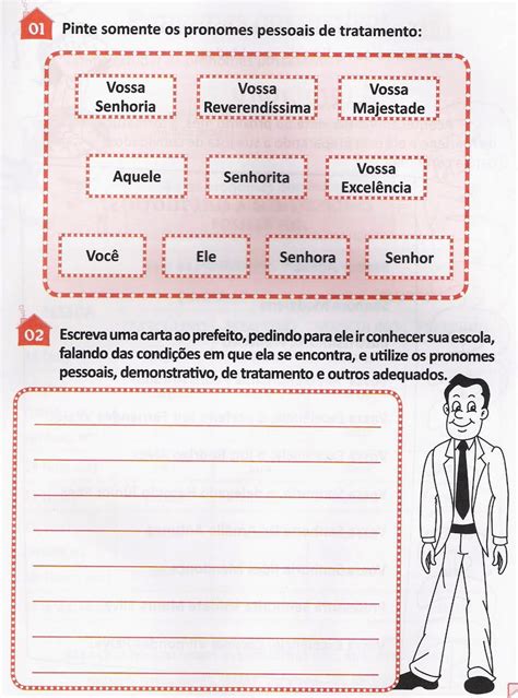 Exercícios Pronome De Tratamento LIBRAIN