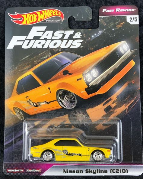 Hot Wheels Premium Fast Furious Fast Rewind Nissan Skyline C