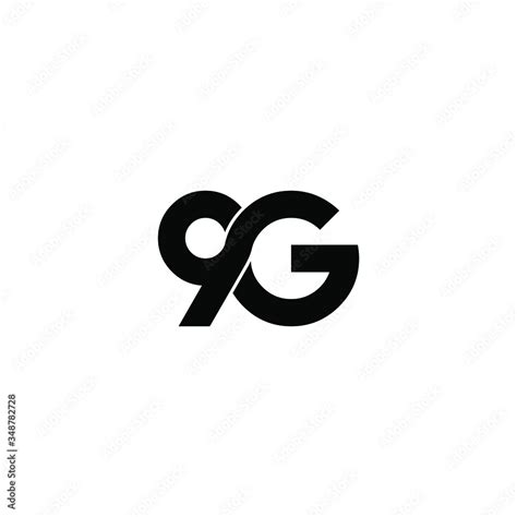 9g letter original monogram logo design Stock Vector | Adobe Stock